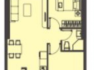 57m2 - 2 PN - 1 WC - Căn hộ ở - The Tresor - Quận 4